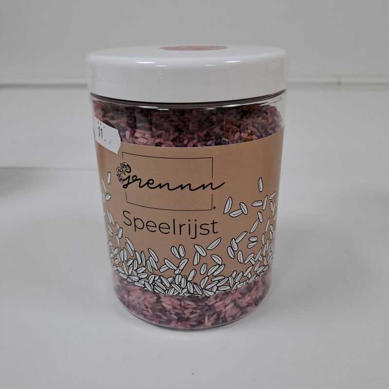 10- Grennn speelrijst fantasy 750 gram- oude verpakking