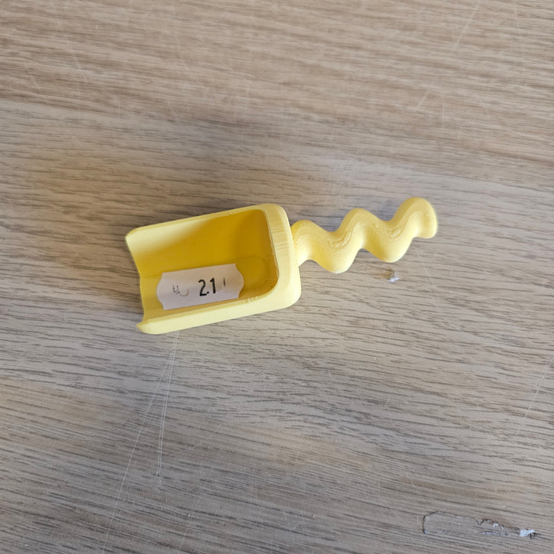 21- zero waste schepje pastel geel