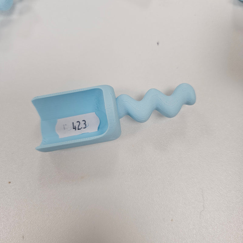 423 - (B keuze) pastel blauwe schepje