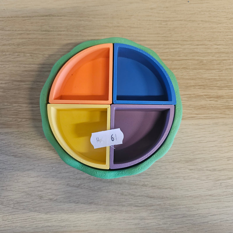 6-zero waste kwartcirkelset
