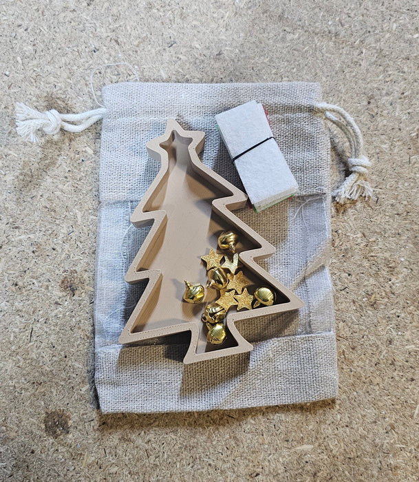 Vulvorm kerstboom met versiering