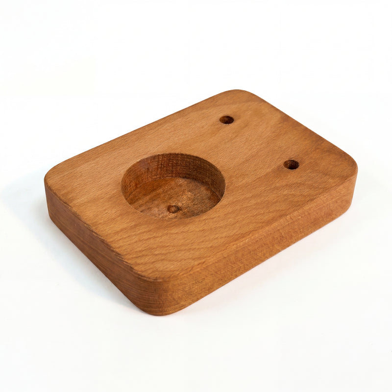 Grennn lijmpot houder limited edition beuken inclusief potje ( zonder kwast)