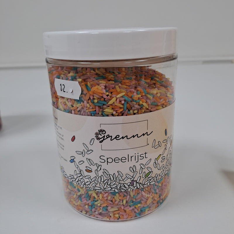 10- Grennn speelrijst pastel 750 gram - demo