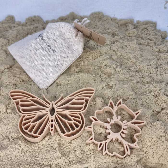 Grennn butterfly and flower cutter
