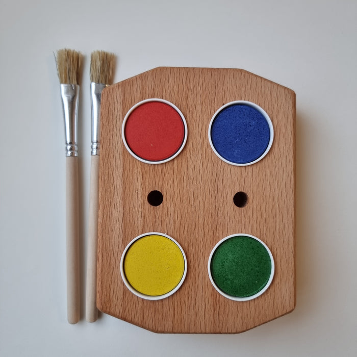 Grennn Watercolor holder 6 colors rainbow