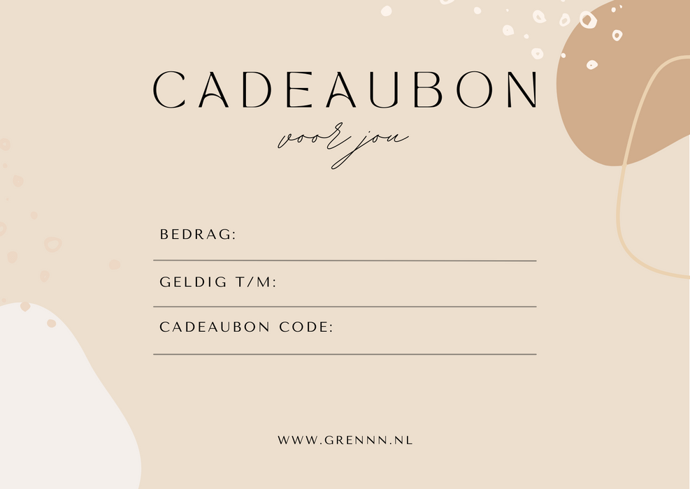 Grennn cadeaubon 100 euro